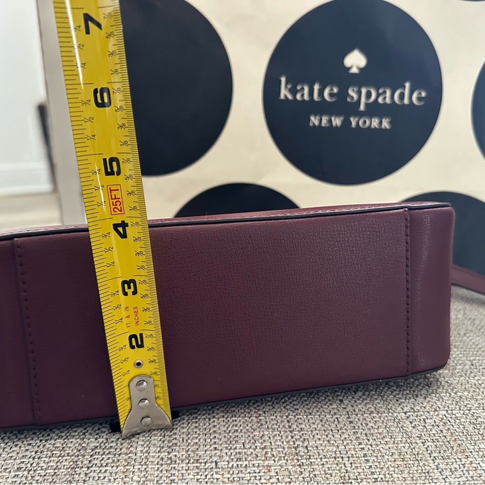 Kate Spade Burgundy Crossbody Bag - Picture 7 of 8